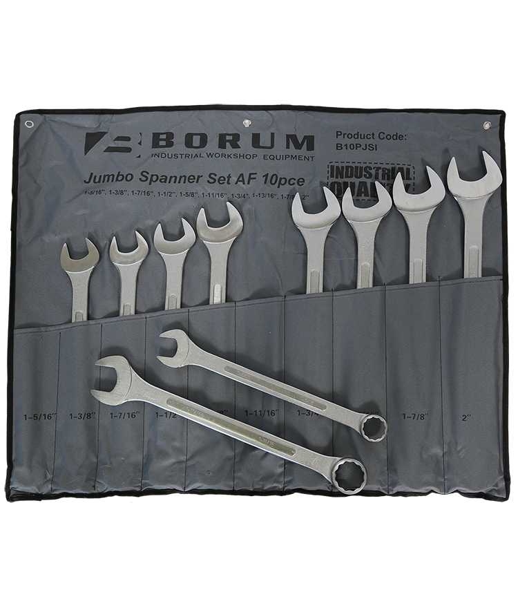 Jumbo Spanner Set 10pce - Imperial
