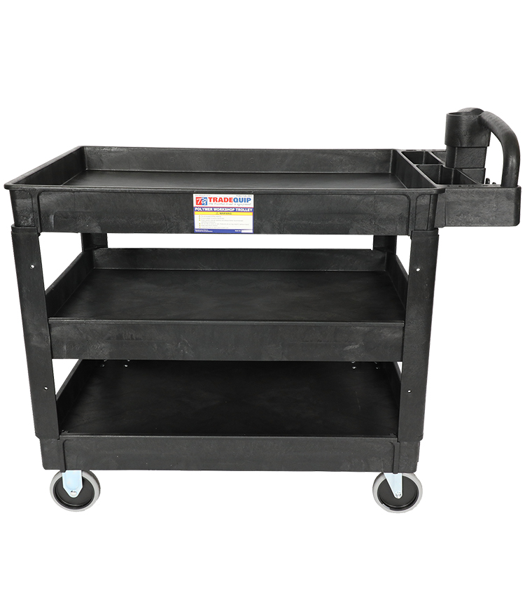 Workshop Trolley 3 Tool Trays - Wide